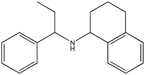 N-(1-phenylpropyl)-1,2,3,4-tetrahydronaphthalen-1-amine Structure