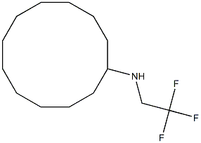 N-(2,2,2-trifluoroethyl)cyclododecanamine Structure