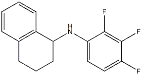 N-(2,3,4-trifluorophenyl)-1,2,3,4-tetrahydronaphthalen-1-amine 구조식 이미지