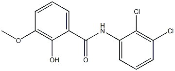 N-(2,3-dichlorophenyl)-2-hydroxy-3-methoxybenzamide 구조식 이미지