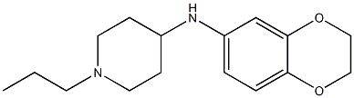 N-(2,3-dihydro-1,4-benzodioxin-6-yl)-1-propylpiperidin-4-amine 구조식 이미지