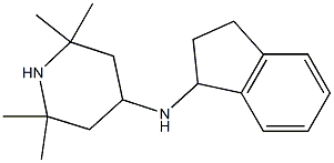 N-(2,3-dihydro-1H-inden-1-yl)-2,2,6,6-tetramethylpiperidin-4-amine Structure