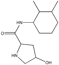 N-(2,3-dimethylcyclohexyl)-4-hydroxypyrrolidine-2-carboxamide 구조식 이미지