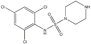 N-(2,4,6-trichlorophenyl)piperazine-1-sulfonamide Structure