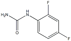 N-(2,4-difluorophenyl)urea 구조식 이미지