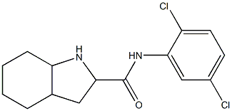 N-(2,5-dichlorophenyl)-octahydro-1H-indole-2-carboxamide 구조식 이미지