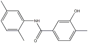 N-(2,5-dimethylphenyl)-3-hydroxy-4-methylbenzamide 구조식 이미지