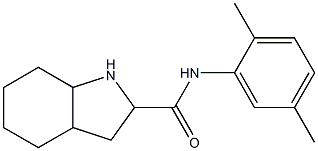 N-(2,5-dimethylphenyl)octahydro-1H-indole-2-carboxamide Structure