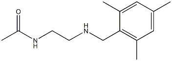 N-(2-{[(2,4,6-trimethylphenyl)methyl]amino}ethyl)acetamide Structure