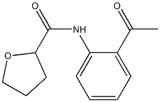 N-(2-acetylphenyl)tetrahydrofuran-2-carboxamide Structure