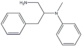 N-(2-amino-1-benzylethyl)-N-methyl-N-phenylamine 구조식 이미지