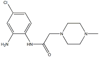 N-(2-amino-4-chlorophenyl)-2-(4-methylpiperazin-1-yl)acetamide Structure