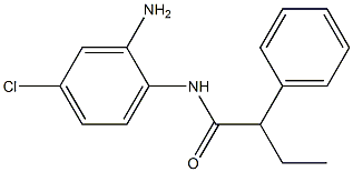 N-(2-amino-4-chlorophenyl)-2-phenylbutanamide 구조식 이미지