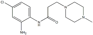 N-(2-amino-4-chlorophenyl)-3-(4-methylpiperazin-1-yl)propanamide 구조식 이미지