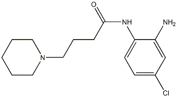 N-(2-amino-4-chlorophenyl)-4-piperidin-1-ylbutanamide 구조식 이미지
