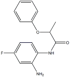 N-(2-amino-4-fluorophenyl)-2-phenoxypropanamide Structure
