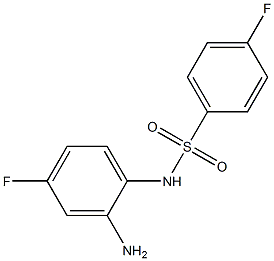 N-(2-amino-4-fluorophenyl)-4-fluorobenzenesulfonamide Structure