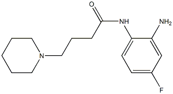 N-(2-amino-4-fluorophenyl)-4-piperidin-1-ylbutanamide Structure