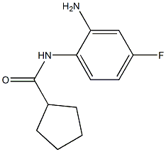 N-(2-amino-4-fluorophenyl)cyclopentanecarboxamide Structure