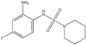 N-(2-amino-4-fluorophenyl)piperidine-1-sulfonamide 구조식 이미지