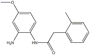 N-(2-amino-4-methoxyphenyl)-2-(2-methylphenyl)acetamide 구조식 이미지