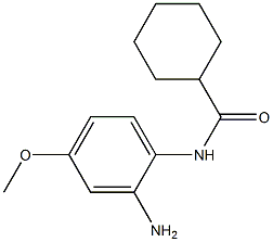 N-(2-amino-4-methoxyphenyl)cyclohexanecarboxamide 구조식 이미지