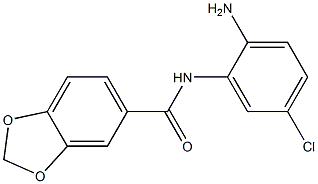 N-(2-amino-5-chlorophenyl)-1,3-benzodioxole-5-carboxamide 구조식 이미지