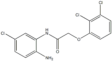 N-(2-amino-5-chlorophenyl)-2-(2,3-dichlorophenoxy)acetamide 구조식 이미지