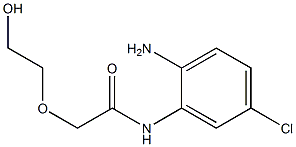 N-(2-amino-5-chlorophenyl)-2-(2-hydroxyethoxy)acetamide 구조식 이미지