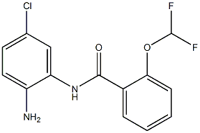 N-(2-amino-5-chlorophenyl)-2-(difluoromethoxy)benzamide 구조식 이미지