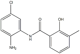 N-(2-amino-5-chlorophenyl)-2-hydroxy-3-methylbenzamide 구조식 이미지