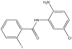 N-(2-amino-5-chlorophenyl)-2-iodobenzamide 구조식 이미지