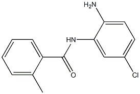 N-(2-amino-5-chlorophenyl)-2-methylbenzamide 구조식 이미지