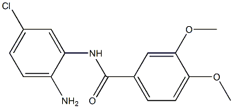 N-(2-amino-5-chlorophenyl)-3,4-dimethoxybenzamide 구조식 이미지