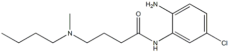 N-(2-amino-5-chlorophenyl)-4-[butyl(methyl)amino]butanamide 구조식 이미지