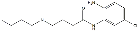 N-(2-amino-5-chlorophenyl)-4-[butyl(methyl)amino]butanamide Structure