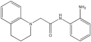 N-(2-aminophenyl)-2-(3,4-dihydroquinolin-1(2H)-yl)acetamide 구조식 이미지