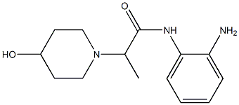N-(2-aminophenyl)-2-(4-hydroxypiperidin-1-yl)propanamide 구조식 이미지