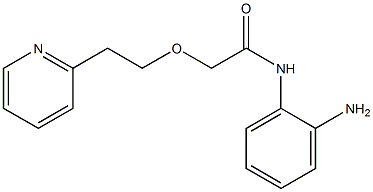 N-(2-aminophenyl)-2-[2-(pyridin-2-yl)ethoxy]acetamide Structure