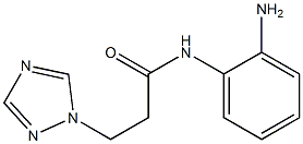 N-(2-aminophenyl)-3-(1H-1,2,4-triazol-1-yl)propanamide Structure