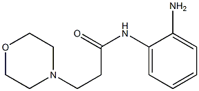N-(2-aminophenyl)-3-morpholin-4-ylpropanamide Structure