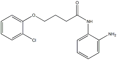 N-(2-aminophenyl)-4-(2-chlorophenoxy)butanamide 구조식 이미지