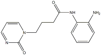 N-(2-aminophenyl)-4-(2-oxopyrimidin-1(2H)-yl)butanamide 구조식 이미지