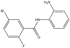 N-(2-aminophenyl)-5-bromo-2-fluorobenzamide 구조식 이미지