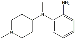 N-(2-aminophenyl)-N-methyl-N-(1-methylpiperidin-4-yl)amine Structure