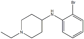 N-(2-bromophenyl)-1-ethylpiperidin-4-amine 구조식 이미지