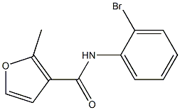 N-(2-bromophenyl)-2-methyl-3-furamide Structure