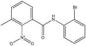 N-(2-bromophenyl)-3-methyl-2-nitrobenzamide Structure