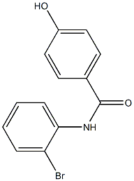 N-(2-bromophenyl)-4-hydroxybenzamide Structure