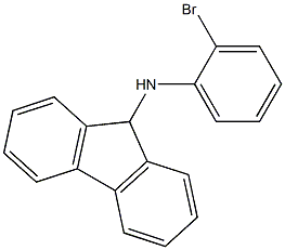 N-(2-bromophenyl)-9H-fluoren-9-amine Structure